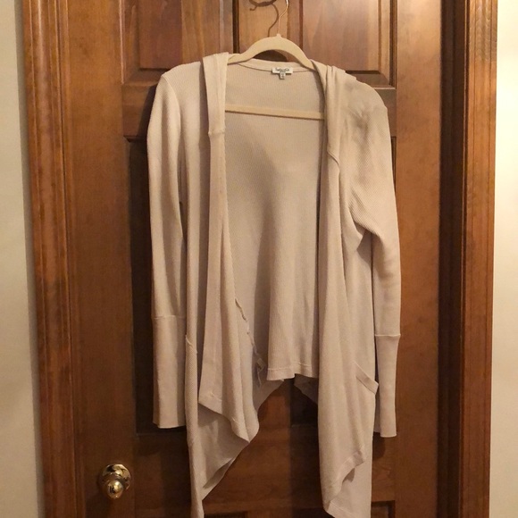 SALE!!! Splendid Waffle-knit Open Cardigan - Picture 1 of 9